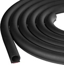 10Ft D-Shape Rubber Seal Strip for Automotive Weatherproofing - Self-Adhesive EPDM Rubber Seal for Car, Truck, RV, Boat