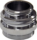 Chrome DANCO Multi-Thread Garden Hose Adapter for Male to Male/Female, 1-Pack