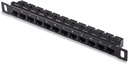 GeeekPi 12 Port CAT6 Network Patch Panel for DeskPi RackMate and 10 Inch Server Rack
