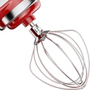 Stainless Steel Wire Whisk Attachment for Kitchenaid Stand Mixer - Compatible with 4.5-5Qt Tilt-Head Mixers - Ideal for Mixing Eggs, Cream, and Flour - Dishwasher Safe
