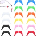 Multicolor Soft Silicone Ear Grips for Kids Glasses - Pack of 16 Pairs, Anti-Slip Eyewear Retainers (HS003)