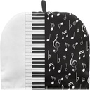 Large Music Notes Tea Cosy Insulated Kettle Cover for Home Kitchen Decor - Portable Teapot Warmer - Keep Tea Warm - Double Sided Design