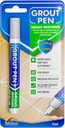 Waterproof Light Grey Grout Pen Marker for Tile Paint - Colorant and Sealer with Narrow 5mm Tip - Rainbow Chalk Markers Limited