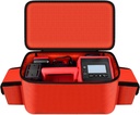 Red Air Compressor Bag for Milwaukee M18 Inflator 2848-20/2771-20- Storage Case for 18V Milwaukee Tools with Battery Holder - Compatible with 3.0/4.0/5.0/6.0/6.5/7.0/8.0Ah.