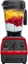 Renewed Premium Vitamix Explorian Blender with 64 oz Low-Profile Container in Red