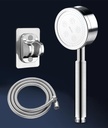 304 Stainless Steel High Pressure Handheld Shower Head Set with Hose and Mounting Bracket