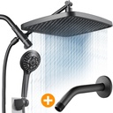 Cobbe 12 Inch Square Showerhead Combo with 6 Inch Arm and Flange - Ultimate Shower Experience