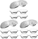 Large Casserole Dish with Lid, Oven-safe Tin Foil Pan Loaf Pan for Baking Quiche and More
